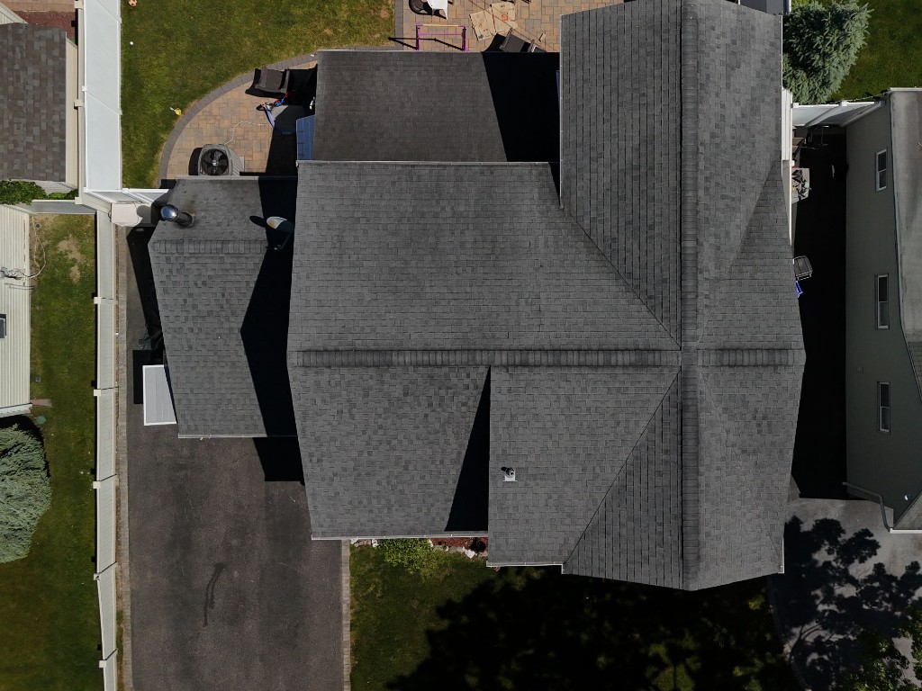 Aerial render of 123 Maple Avenue