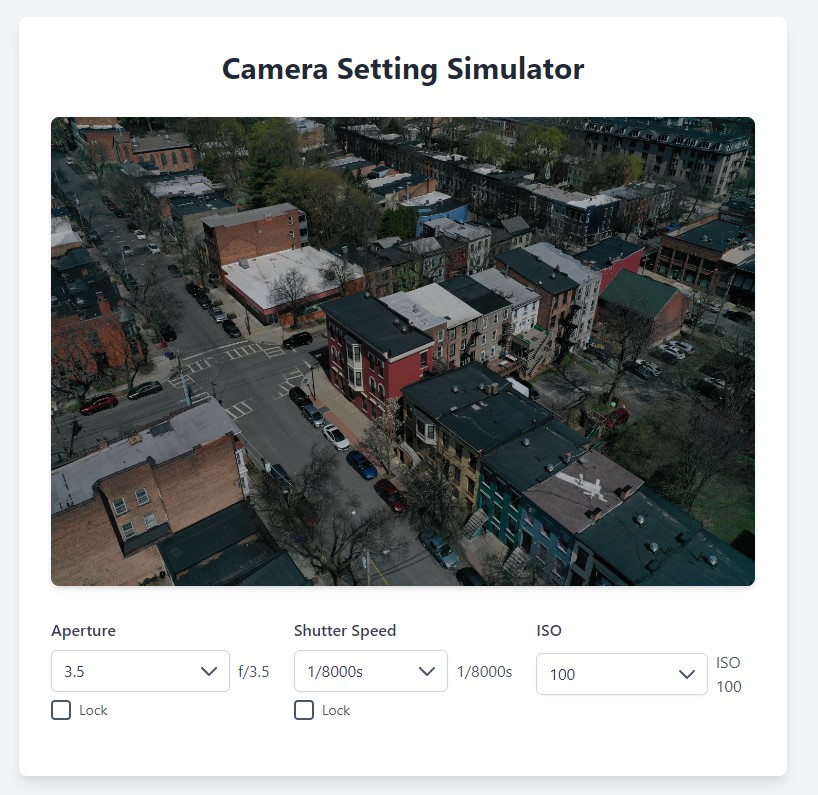 Preview for Camera Simulator