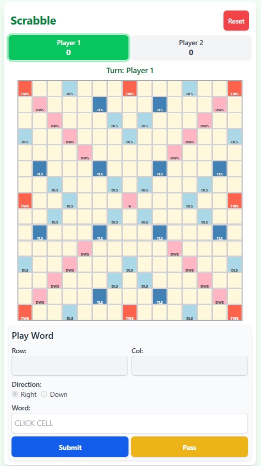 Preview for Scrabble Score